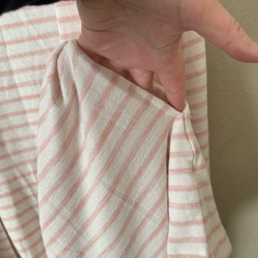 A New Day - White & Pink Cardigan Open Style- Size Medium - Picture 5 of 6